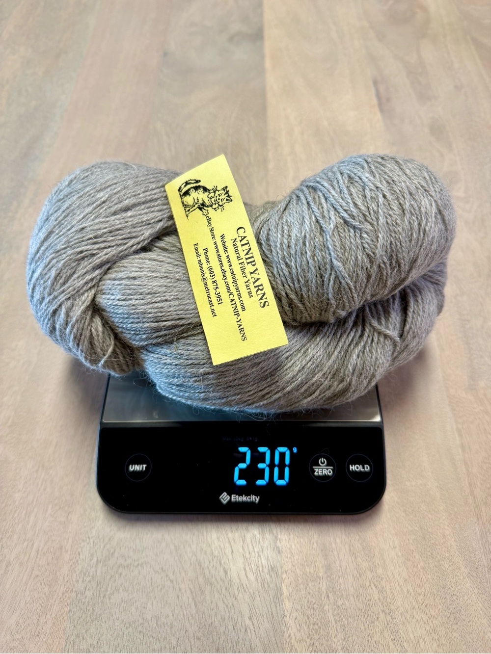 Natural Fiber Yarn Prime Alpaca Silver
Grey 230 grams
